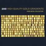 200 High Quality Gold Gradients Pure Metal Collection.jpg