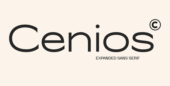 Cenios - Expanded Sans Serif Family