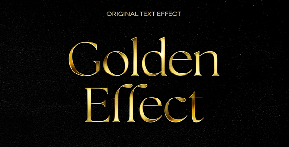 Goldener Text effekt -