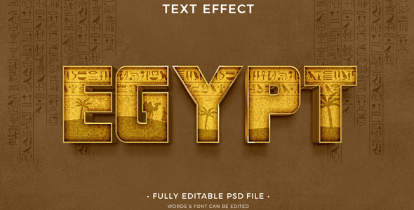 Egypt Yazı Efekti - Egypt text effect