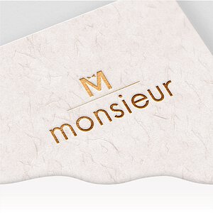 Monsieur Logo Tasarımı Mockup