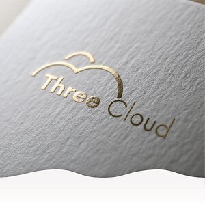 Three Cloud Logo Tasarımı Mockup