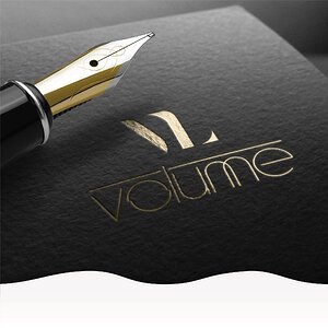 Volume Kozmetik Logo Tasarımı Mockup